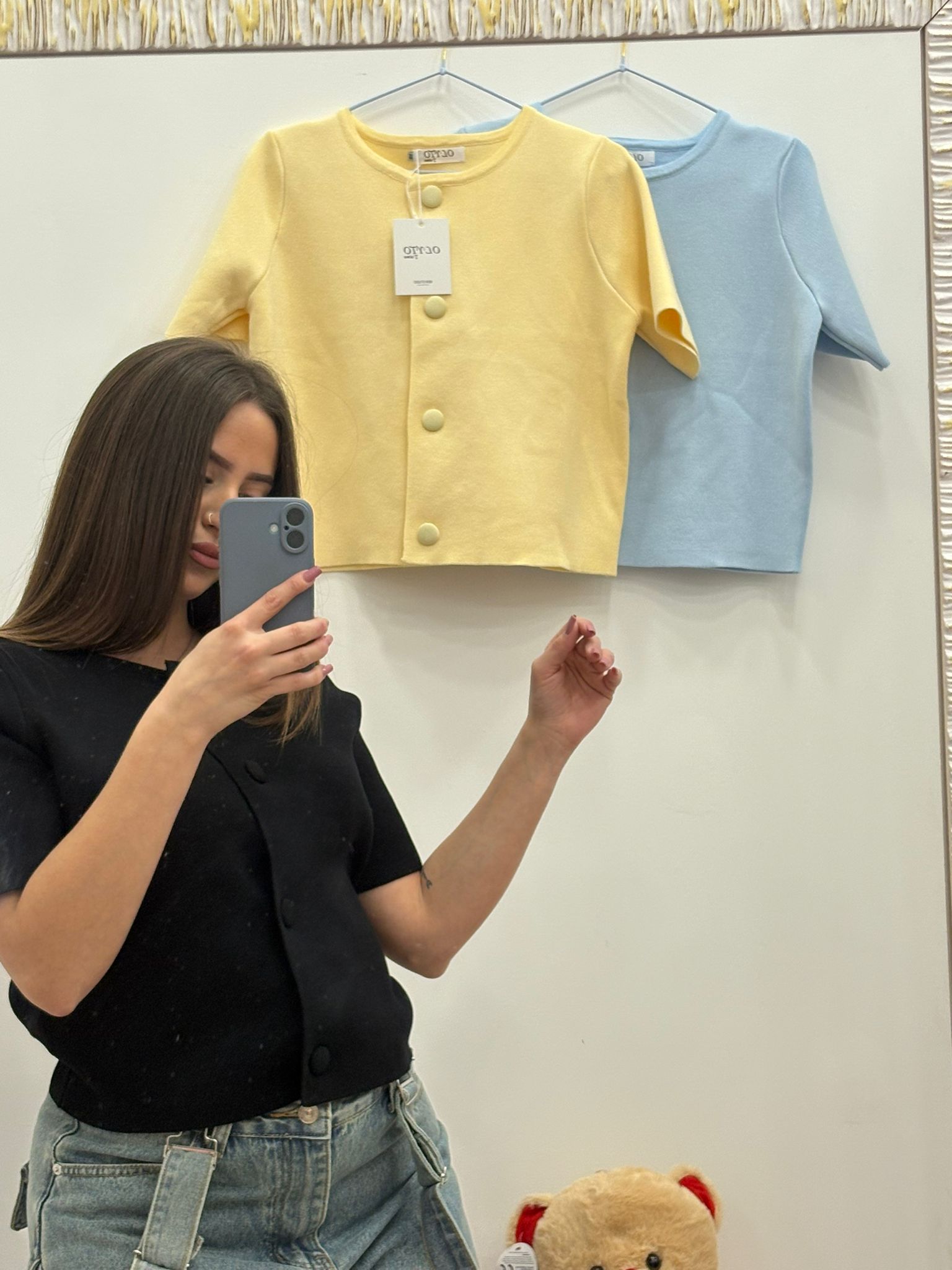 Maglia crop essential