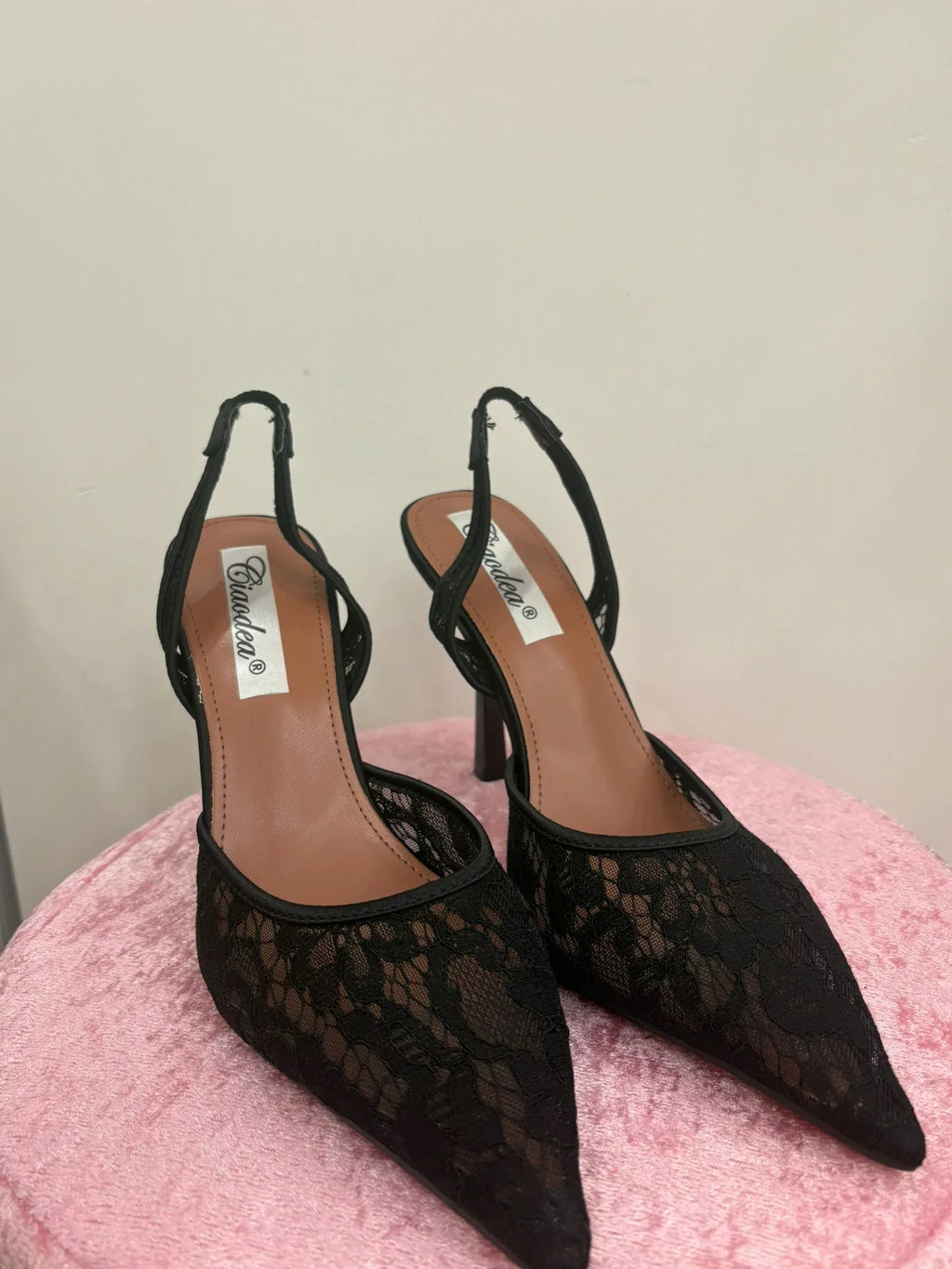 Décolleté pizzo nero - R7 Maison